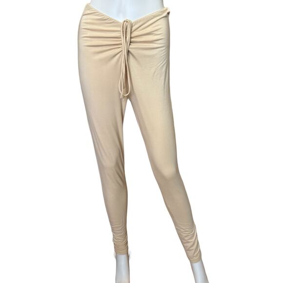 New ~ NAKED WARDROBE ~ Rich Tie Waist Leggings Size XL SO SOFT - Picture 2 of 6